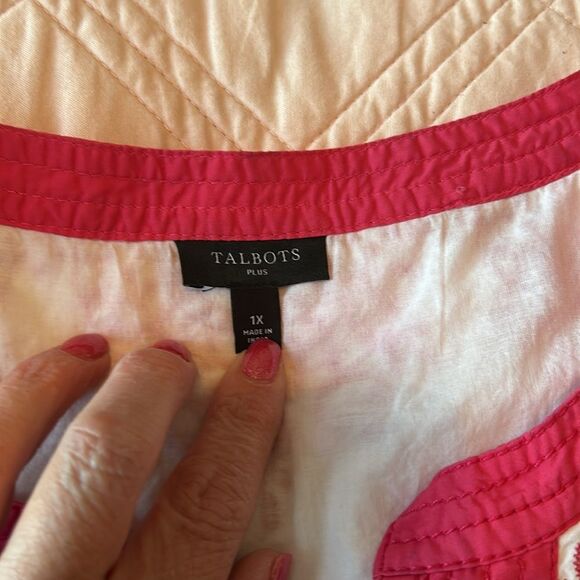 ❤️EUC Talbots Embroidered Tunic(size 1X) - Picture 6 of 7